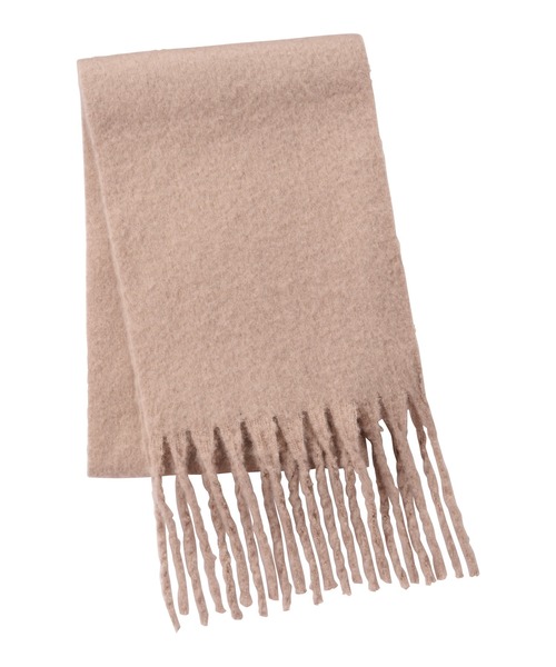 estaa（エスタ）の「【WEB限定】12色展開 洗える フリンジ ボリュームマフラー（マフラー・レディース・ライトグレー/ベージュ/ピンク/グリーン/オフホワイト/ミント/ネイビー/ダークブルー/ブルー系その他/ベビーピンク/ライトピンク/ブルー系その他2・FREE）」の16枚目の写真