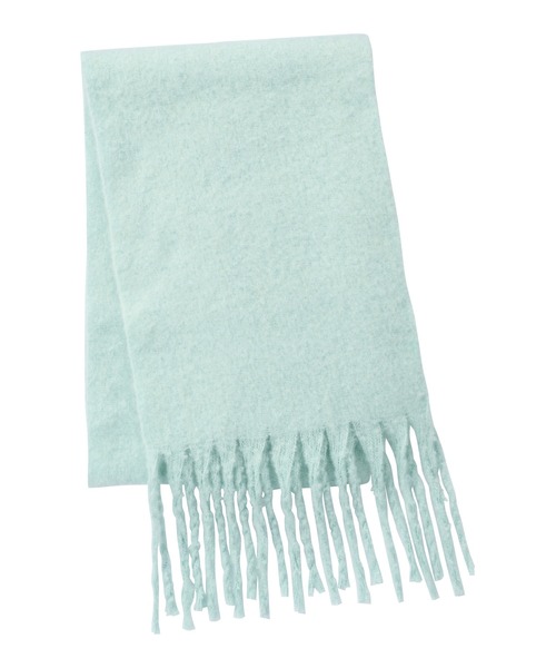 estaa（エスタ）の「【WEB限定】12色展開 洗える フリンジ ボリュームマフラー（マフラー・レディース・ライトグレー/ベージュ/ピンク/グリーン/オフホワイト/ミント/ネイビー/ダークブルー/ブルー系その他/ベビーピンク/ライトピンク/ブルー系その他2・FREE）」の17枚目の写真