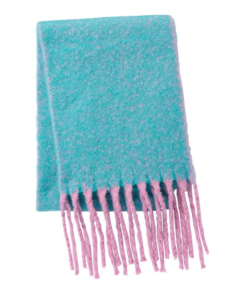 estaa（エスタ）の「【WEB限定】12色展開 洗える フリンジ ボリュームマフラー（マフラー・レディース・ライトグレー/ベージュ/ピンク/グリーン/オフホワイト/ミント/ネイビー/ダークブルー/ブルー系その他/ベビーピンク/ライトピンク/ブルー系その他2・FREE）」の18枚目の写真