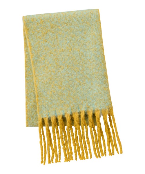 estaa（エスタ）の「【WEB限定】12色展開 洗える フリンジ ボリュームマフラー（マフラー・レディース・ライトグレー/ベージュ/ピンク/グリーン/オフホワイト/ミント/ネイビー/ダークブルー/ブルー系その他/ベビーピンク/ライトピンク/ブルー系その他2・FREE）」の19枚目の写真