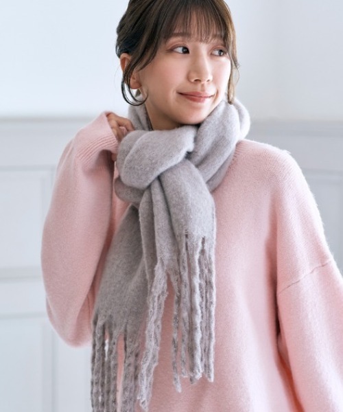 wtw】PRADA フリンジ付きマフラー ベージュ Amazon | [Prada