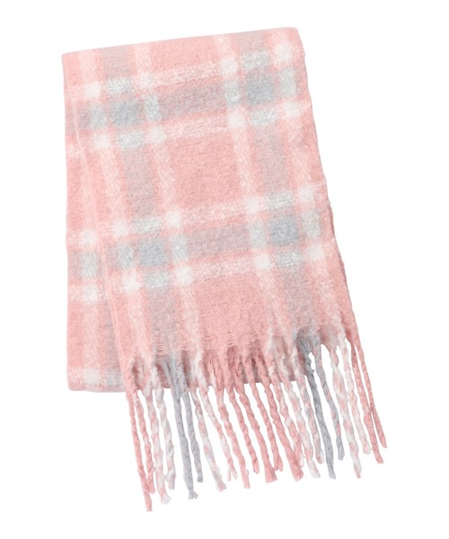 estaa（エスタ）の「【WEB限定】12色展開 洗える フリンジ ボリュームマフラー（マフラー・レディース・ライトグレー/ベージュ/ピンク/グリーン/オフホワイト/ミント/ネイビー/ダークブルー/ブルー系その他/ベビーピンク/ライトピンク/ブルー系その他2・FREE）」の21枚目の写真