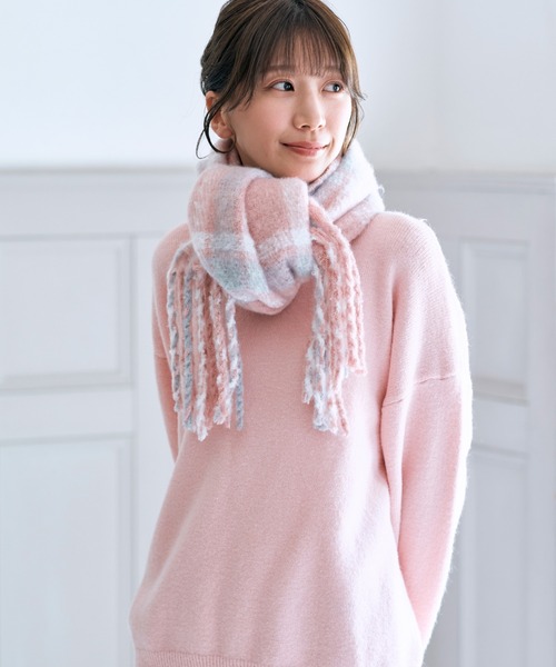 セール】【WEB限定】ボリュームふわふわマフラー（マフラー