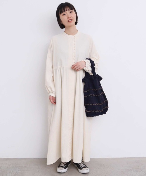 l'atelier du savon（アトリエドサボン）の「カラフルネップ もふもふバッグ（ハンドバッグ・レディース・オフホワイト/ネイビー・FREE）」の22枚目の写真