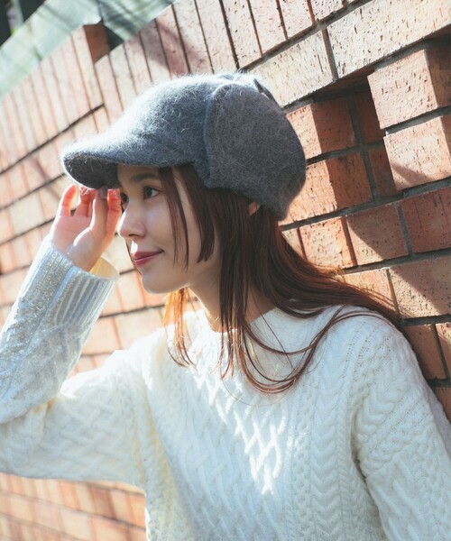【セール】アンゴラ混 フライト キャップ（キャップ）｜Ray BEAMS（レイビームス）