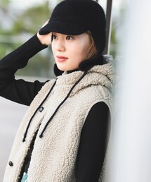 Ray BEAMS | アンゴラ混 フライト キャップ(キャップ)