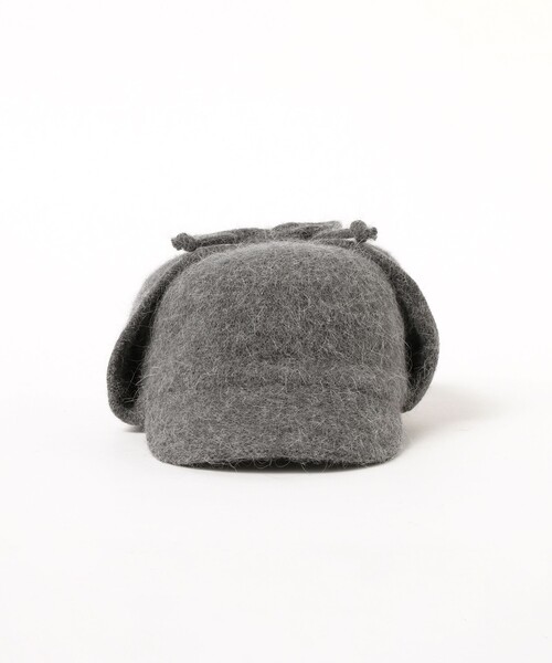 Ray BEAMS（レイビームス）の「アンゴラ混 フライト キャップ（キャップ・レディース・チャコールグレー/ブラック・ONE SIZE）」の7枚目の写真