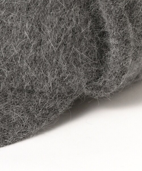 Ray BEAMS（レイビームス）の「アンゴラ混 フライト キャップ（キャップ・レディース・チャコールグレー/ブラック・ONE SIZE）」の8枚目の写真