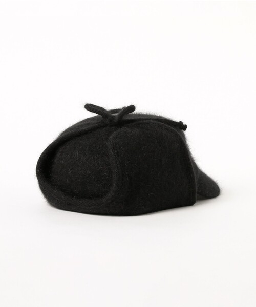 Ray BEAMS（レイビームス）の「アンゴラ混 フライト キャップ（キャップ・レディース・チャコールグレー/ブラック・ONE SIZE）」の13枚目の写真