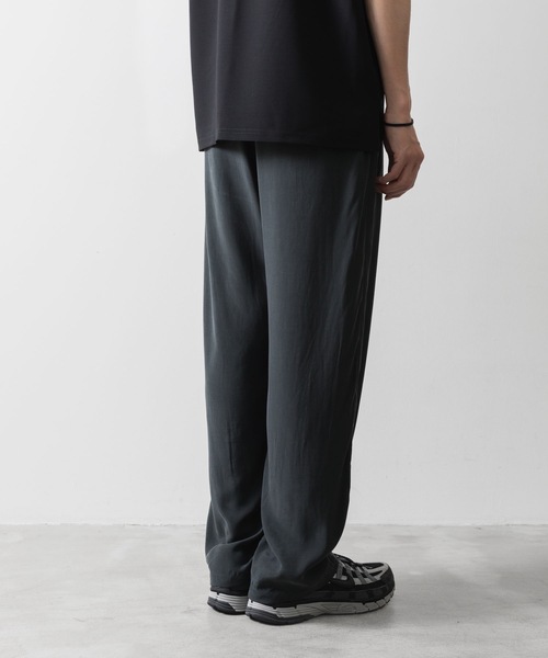 ATTACHMENT（アタッチメント）の「CU/RY フィブリルタフタ イージートラウザーズ / CU/RY FIBRIL TAFFETA EASY TROUSERS（スラックス・メンズ・ブラック/ダークグレー・1/2/3）」の21枚目の写真