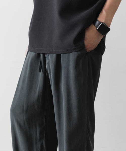 ATTACHMENT（アタッチメント）の「CU/RY フィブリルタフタ イージートラウザーズ / CU/RY FIBRIL TAFFETA EASY TROUSERS（スラックス・メンズ・ブラック/ダークグレー・1/2/3）」の22枚目の写真