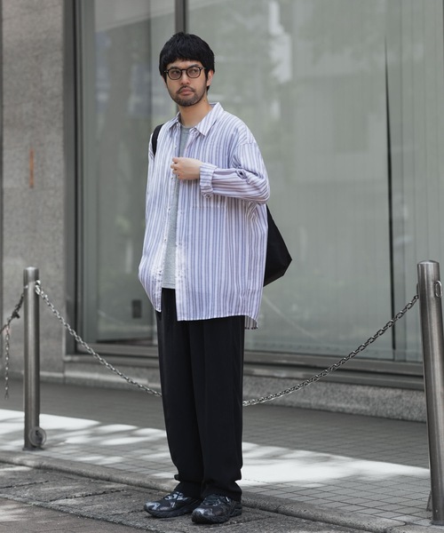 ATTACHMENT（アタッチメント）の「CU/RY フィブリルタフタ イージートラウザーズ / CU/RY FIBRIL TAFFETA EASY TROUSERS（スラックス・メンズ・ブラック/ダークグレー・1/2/3）」の18枚目の写真