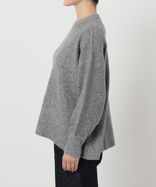 B.C STOCK(ベーセーストック)の「《追加2》FOXMIXクルーネックプルオーバー(ニット/セーター・レディース・チャコールグレー/ブルー/ベージュ/ピンク/レッド・FREE)」の6枚目の写真