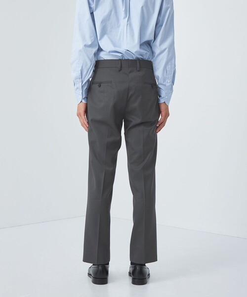 green label relaxing（グリーンレーベルリラクシング）の「TW ツイル サイドアジャスター 1プリーツ スラックス -マシンウォッシャブル-（スラックス・メンズ・ダークグリーン/ダークグレー・XL/L/S/M）」の11枚目の写真