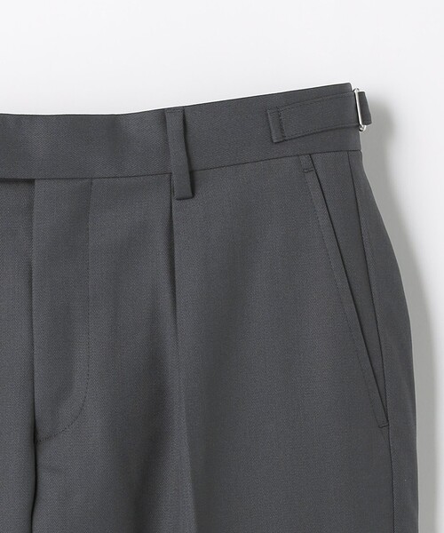 green label relaxing（グリーンレーベルリラクシング）の「TW ツイル サイドアジャスター 1プリーツ スラックス -マシンウォッシャブル-（スラックス・メンズ・ダークグリーン/ダークグレー・XL/L/S/M）」の14枚目の写真
