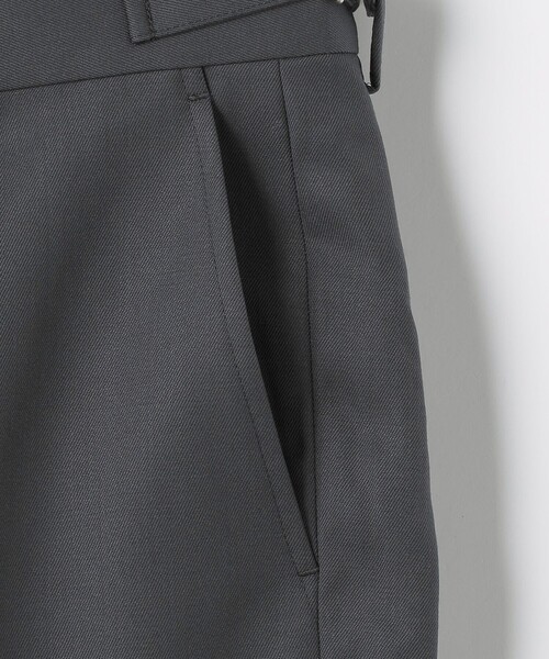 green label relaxing（グリーンレーベルリラクシング）の「TW ツイル サイドアジャスター 1プリーツ スラックス -マシンウォッシャブル-（スラックス・メンズ・ダークグリーン/ダークグレー・XL/L/S/M）」の15枚目の写真