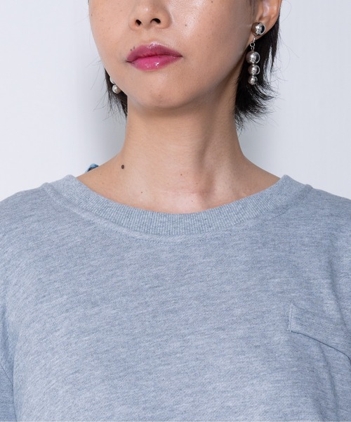 DOLLUPOOPS（ドールアップウップス）の「【ZOZO限定商品】フロントスウェットドッキングデニムトップス（スウェット・レディース・ブラック/グレー・38）」の21枚目の写真