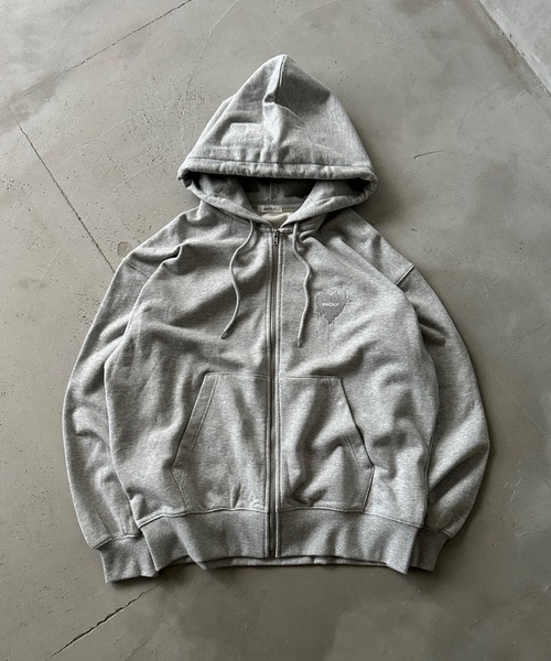 セール】HEART LOGO FULL-ZIP HOODIE / ハートロゴフルジップ