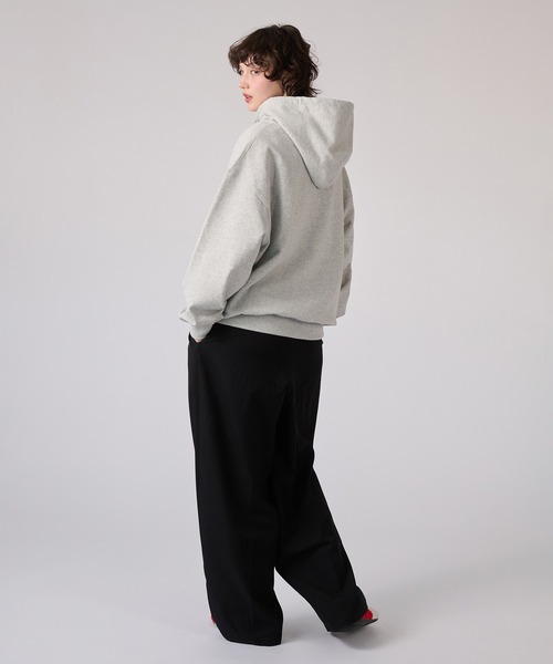 Hoodrich フルジッパー プルオーバー フーディ ３Dロゴ コットン Hoodrich フルジッパー プルオーバー フーディ 3Dロゴ コットン