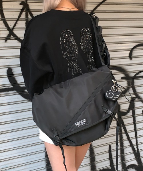 セール】【A4サイズ対応】ナイロンワンショルダー 多機能