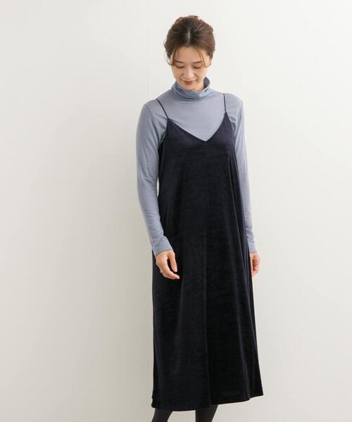 LE GLAZIK(ルグラジック)の「Le GLAZIK キャミソールドレス(ワンピース・レディース・ネイビー/カーキ・36)」の19枚目の写真