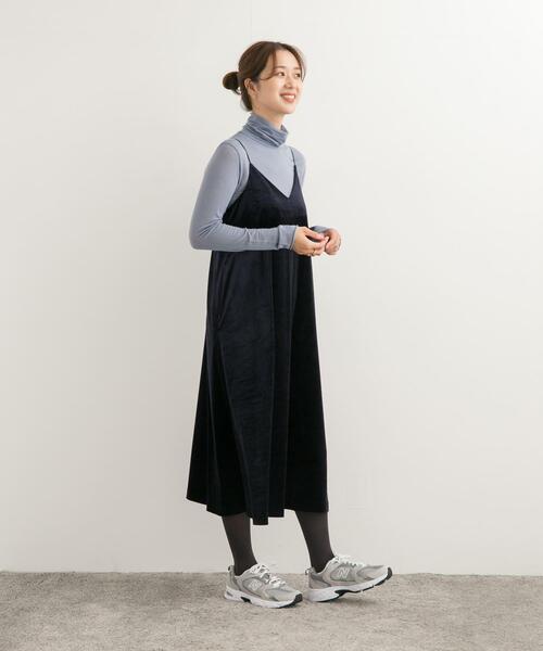 LE GLAZIK(ルグラジック)の「Le GLAZIK キャミソールドレス(ワンピース・レディース・ネイビー/カーキ・36)」の22枚目の写真