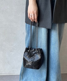 DouDou | メタリック巾着(ショルダーバッグ)