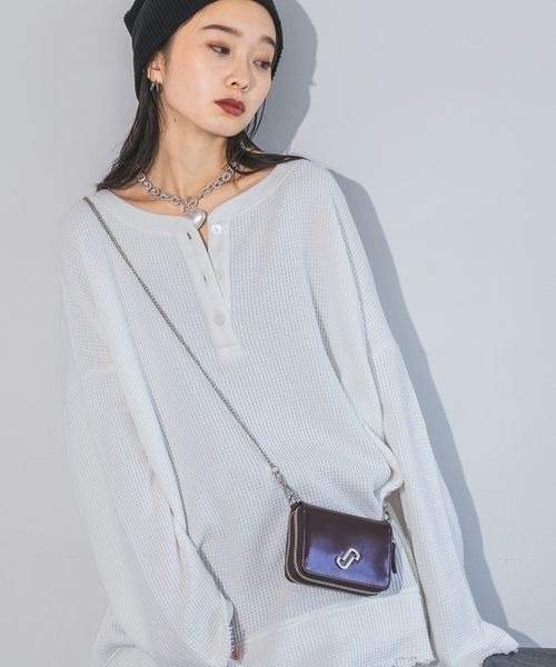 JEANASIS（ジーナシス）の「ラウンドウォレットショルダー/207395（財布・レディース・ブラック/グレー/ボルドー・FREE）」の3枚目の写真