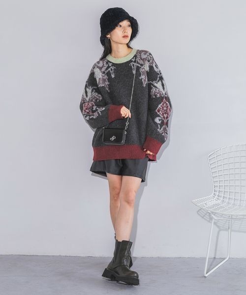 JEANASIS（ジーナシス）の「ラウンドウォレットショルダー/207395（財布・レディース・ブラック/グレー/ボルドー・FREE）」の18枚目の写真