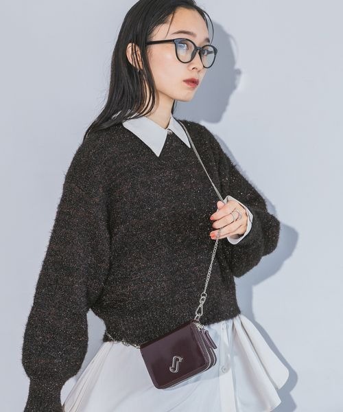 JEANASIS（ジーナシス）の「ラウンドウォレットショルダー/207395（財布・レディース・ブラック/グレー/ボルドー・FREE）」の12枚目の写真