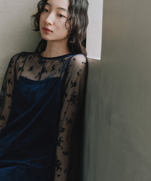 フロッキーベロア2wayドレス【結婚式 二次会 同窓会 成人式