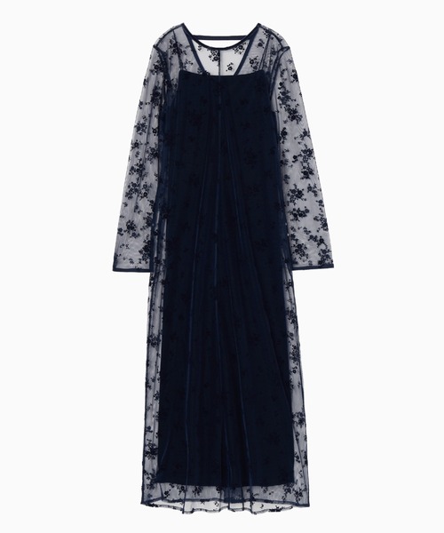 フロッキーベロア2wayドレス【結婚式 二次会 同窓会 成人式 パーティー