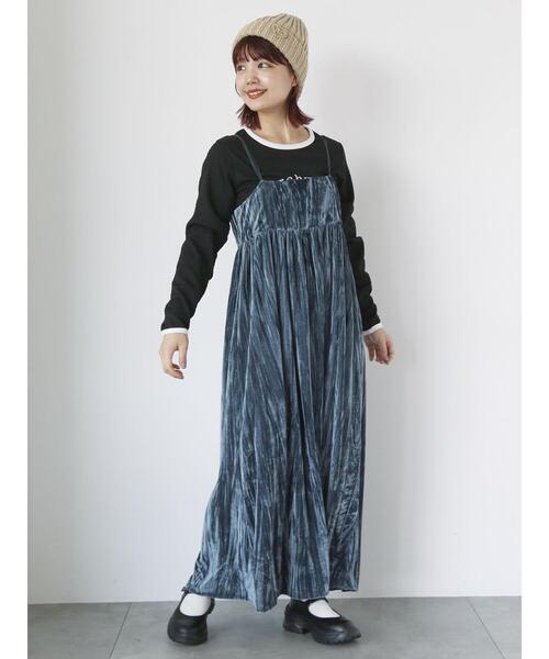 ehka sopo(エヘカソポ)の「しぼしぼプリントロンT(Tシャツ/カットソー・レディース・ブルー/キナリ/オフホワイト/ブラック・F)」の21枚目の写真