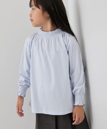 ROPE' PICNIC（ロペピクニック）の「【KIDS】スタンドフリルシャーリングカットソートップス（Tシャツ/カットソー・キッズ）」