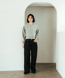 oblekt | リサイクルコットン ワイドレッグジーンズ(デニムパンツ)