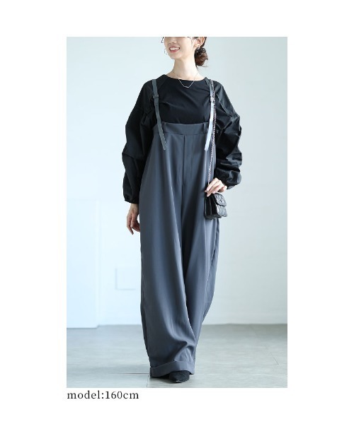 Sawa a la mode（サワアラモード）の「異素材ドッキングトップス（Tシャツ/カットソー・レディース・ホワイト/ブラック・FREE）」の19枚目の写真