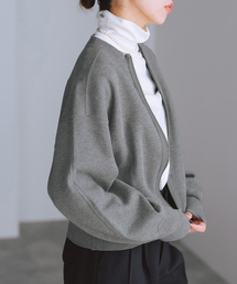 IENA（イエナ）の「BLACKジップアップスウェット（スウェット