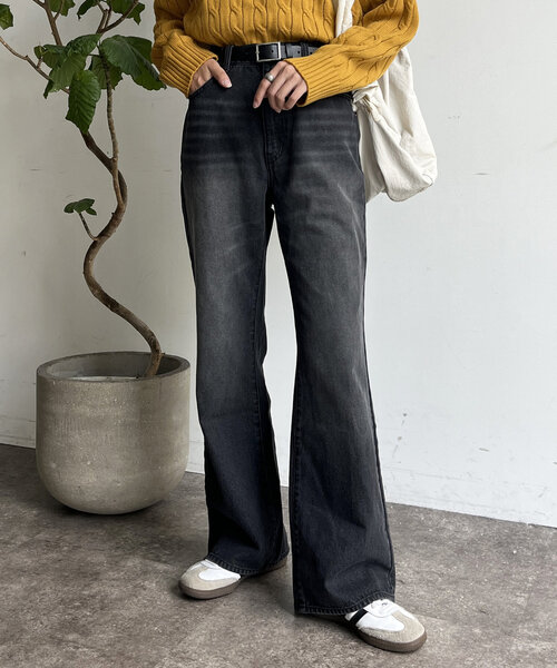 新色/コーデュロイ】フレアデニム（デニムパンツ）｜CPCM（シーピー