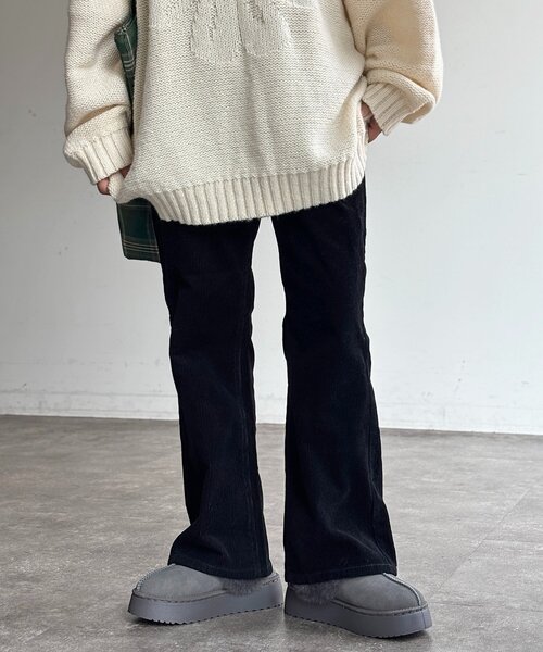 新色/コーデュロイ】フレアデニム（デニムパンツ）｜CPCM（シーピー