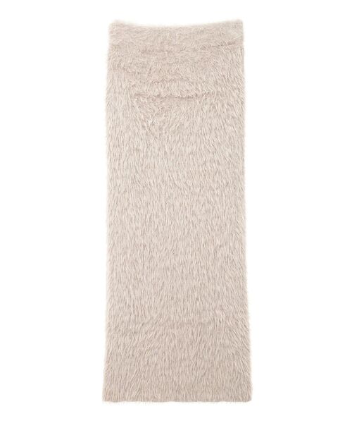 Green　Parks（グリーンパークス）の「シャギーニットスカート（スカート・レディース・ベージュ/オフホワイト/ブラック・FREE）」の14枚目の写真