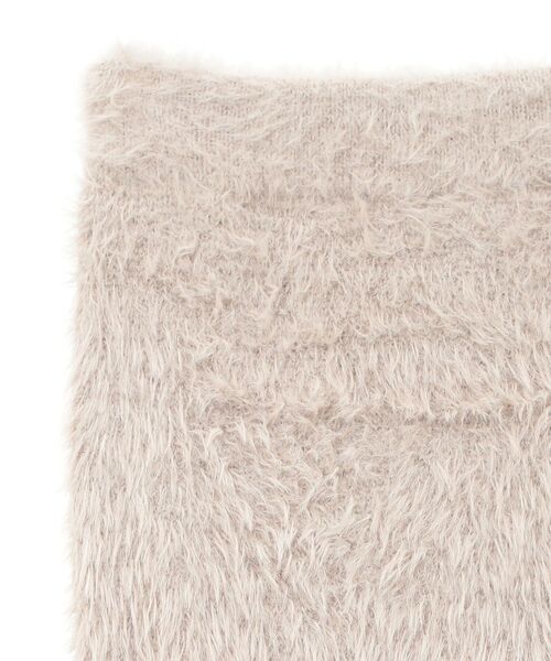 Green　Parks（グリーンパークス）の「シャギーニットスカート（スカート・レディース・ベージュ/オフホワイト/ブラック・FREE）」の17枚目の写真