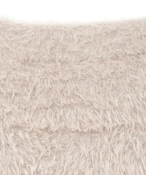 Green　Parks（グリーンパークス）の「シャギーニットスカート（スカート・レディース・ベージュ/オフホワイト/ブラック・FREE）」の18枚目の写真