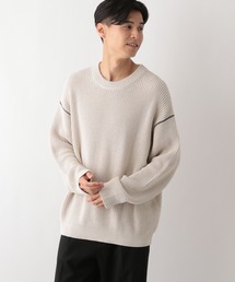 GLOBAL WORK Smile Seed Store | コットンワッフル編みニットプルオーバー/130077(ニット/セーター)