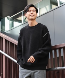 GLOBAL WORK Smile Seed Store | コットンワッフル編みニットプルオーバー/130077(ニット/セーター)