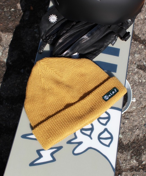 Clef（クレ）の「【クレ】エムティー ワーカーズ ワッチ（ニットキャップ/ビーニー・メンズ・グレー/マスタード/ブラック/グレイッシュブルー・FREE）」の4枚目の写真