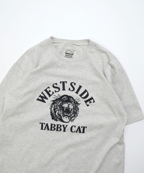 MIXTA（ミクスタ）の「[Mixta] mens / TABBY CAT（Tシャツ/カットソー・メンズ・ベージュ/グレー・L/M）」の7枚目の写真