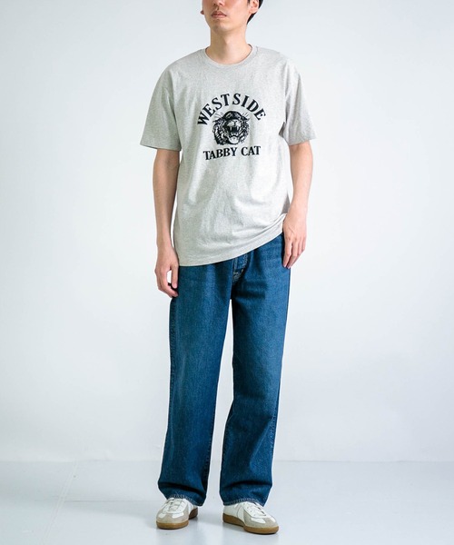 MIXTA（ミクスタ）の「[Mixta] mens / TABBY CAT（Tシャツ/カットソー・メンズ・ベージュ/グレー・L/M）」の16枚目の写真