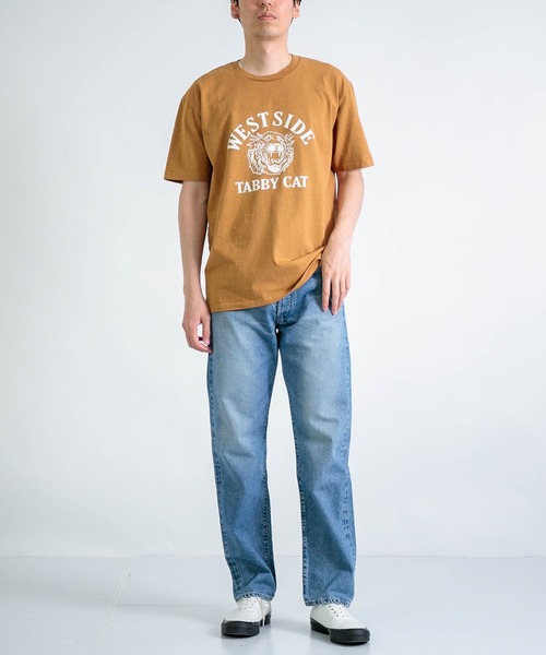 MIXTA（ミクスタ）の「[Mixta] mens / TABBY CAT（Tシャツ/カットソー・メンズ・ベージュ/グレー・L/M）」の11枚目の写真