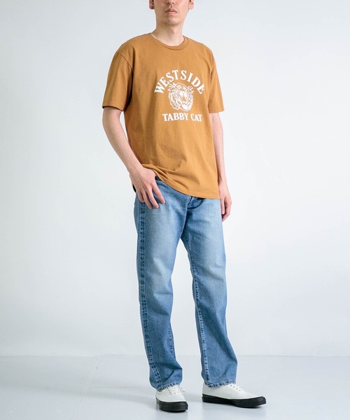 MIXTA（ミクスタ）の「[Mixta] mens / TABBY CAT（Tシャツ/カットソー・メンズ・ベージュ/グレー・L/M）」の12枚目の写真