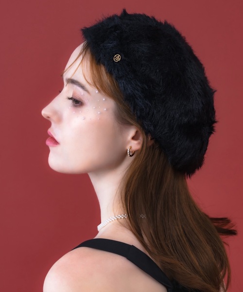muku（ムク）の「BERET / FUR（ハンチング/ベレー帽・レディース・ブラック・FREE）」の11枚目の写真